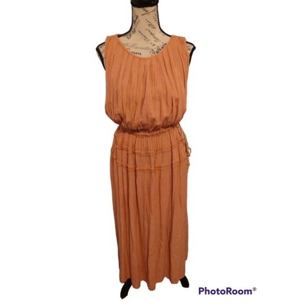 Bohome Maxi Dress Xs Blush Boho Beachy Feminine Cottage Core